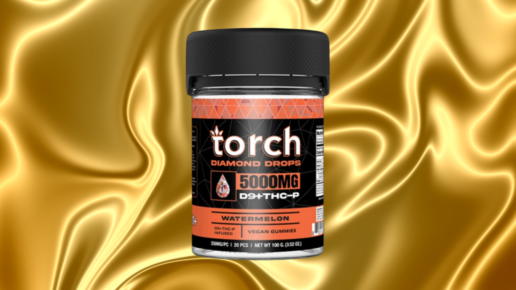 Torch Diamond Drops D9 THC A 5000MG Rainbow Candy