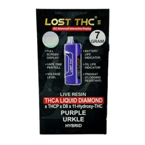 Lost THC THCa Liquid Diamond 7 Gram Disposable Vapes