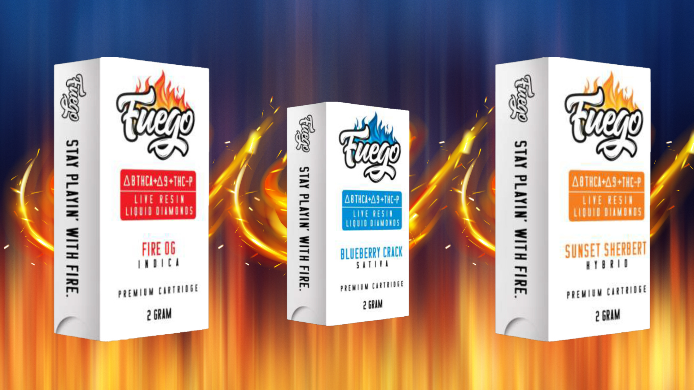 Fuego THC-A 2 Gram Cartridges