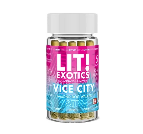 LIT! Delta THC Diamond Coated Mini Pre-Rolls 1G