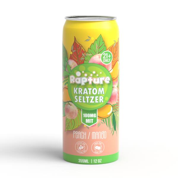 Rapture Kratom Seltzer 100mg MIT 12oz