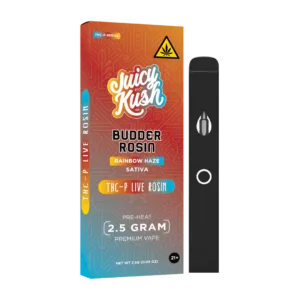 Juicy Kush Delta THCP Budder Rosin Live Resin Disposable Vape 2.5g