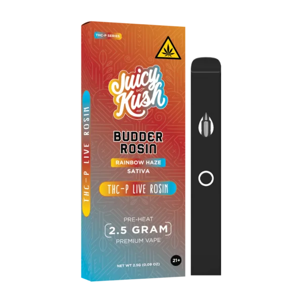 Juicy Kush Delta THCP Budder Rosin Live Resin Disposable Vape 2.5g