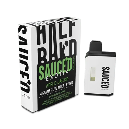 Half Bak'd Live Sauce Disposable Vape 4g - THC-P + THC-B + Delta 9
