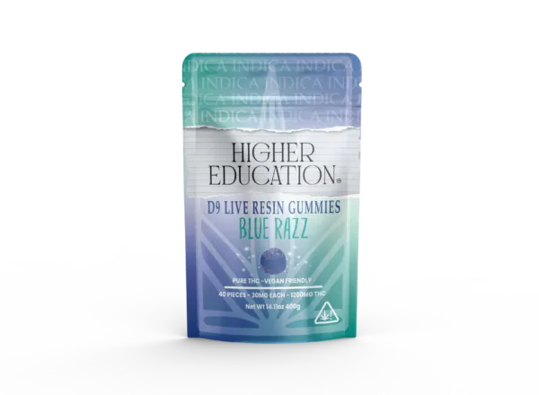 Higher Education Live Resin Delta 9 Gummies 1200mg