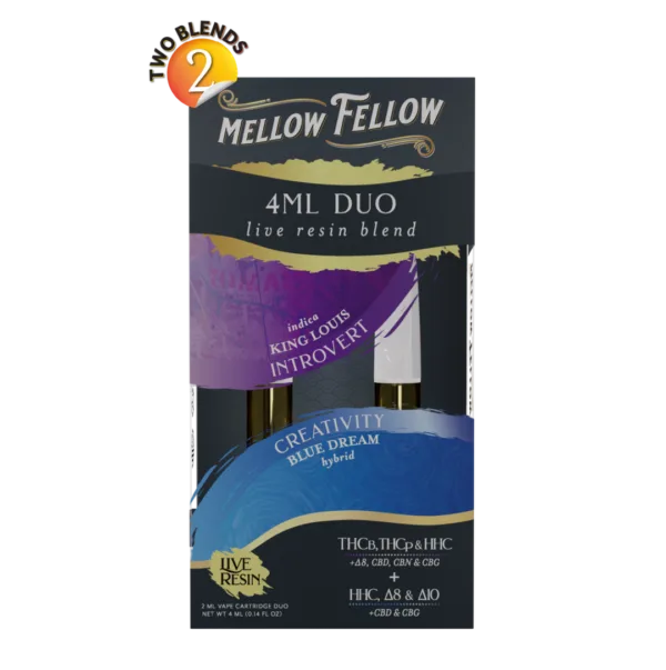 Mellow Fellow Live Resin Cartridge 4ML Duo