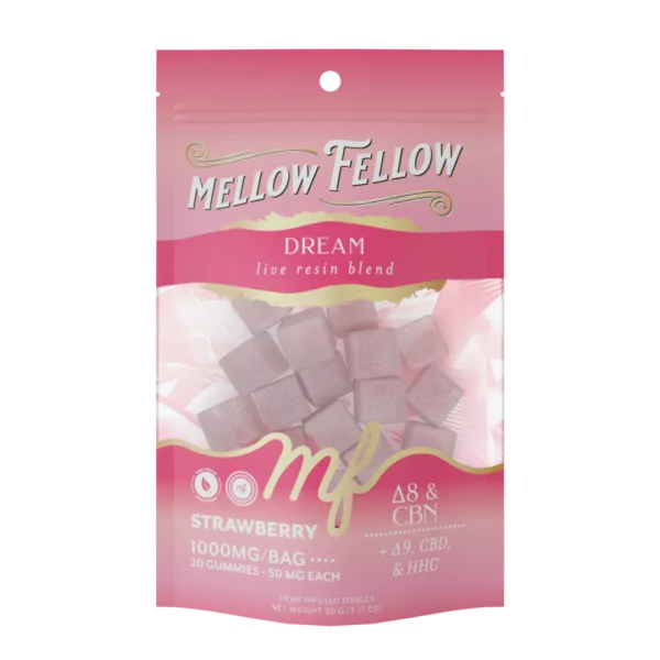 Mellow Fellow Live Resin M Fusions Gummies 100mg