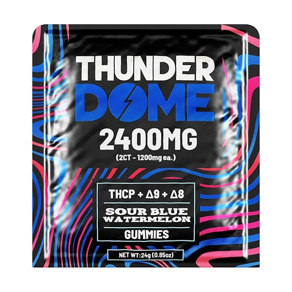 Thunder Dome Delta THC-P + D9 + D8 Gummies 1200MG