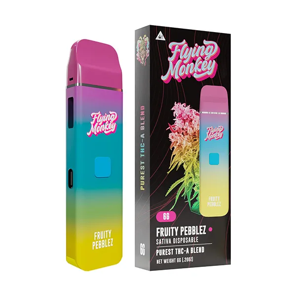 Flying Monkey V4 Live Resin THC-P + D8 + CBN + THC-V Disposable 3G