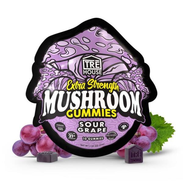 TRE House Extra Strength Mushroom Gummies 1.27oz