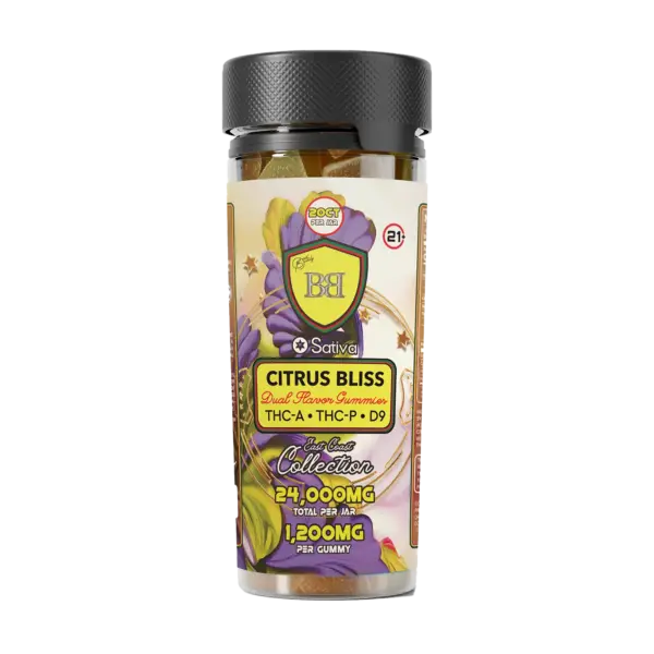 Budbuddy Flower East Coast Dual Flavor Gummies | 24.000MG