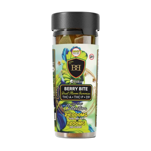 Budbuddy Flower East Coast Dual Flavor Gummies | 24.000MG