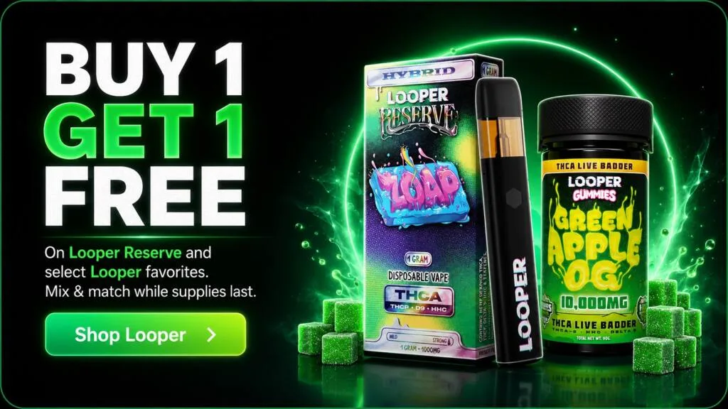 Buy one get one free on Looper Reserve and Looper XL